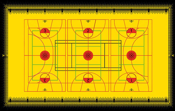 high school gymnasium la tourelle a sarcelles-11