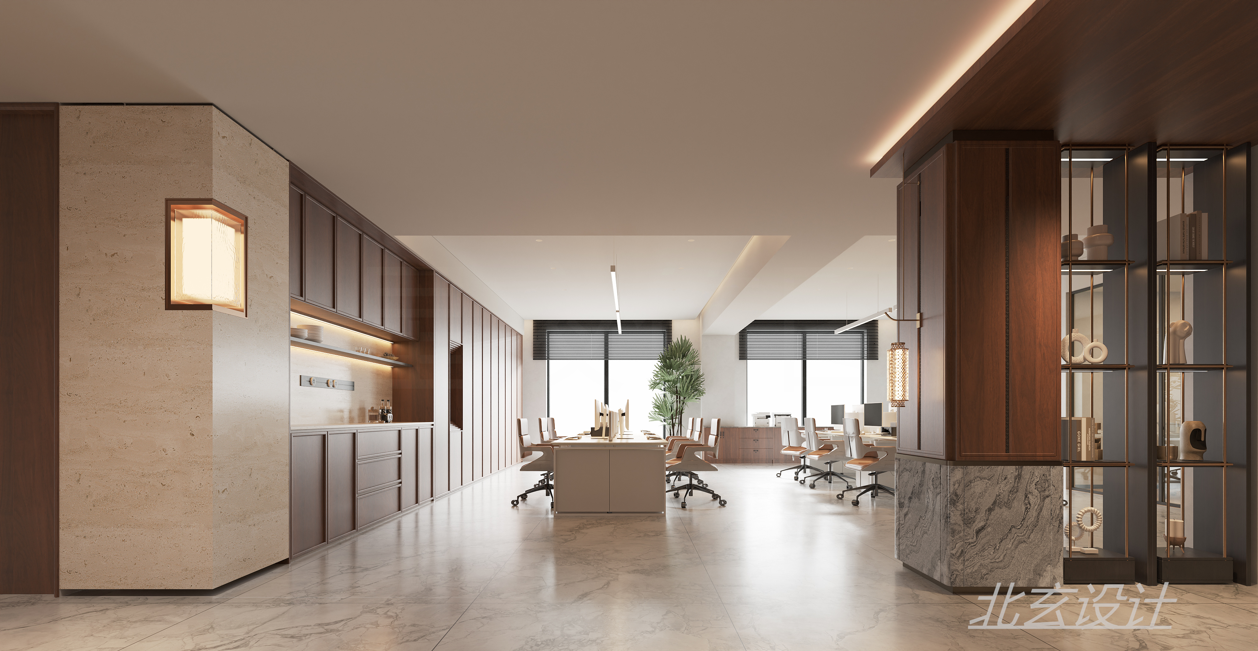 工装-现代新中式办公场所-2
