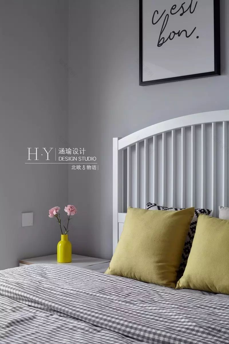 涵瑜设计打造 89㎡北欧清新风,实现空间通透与互动-56