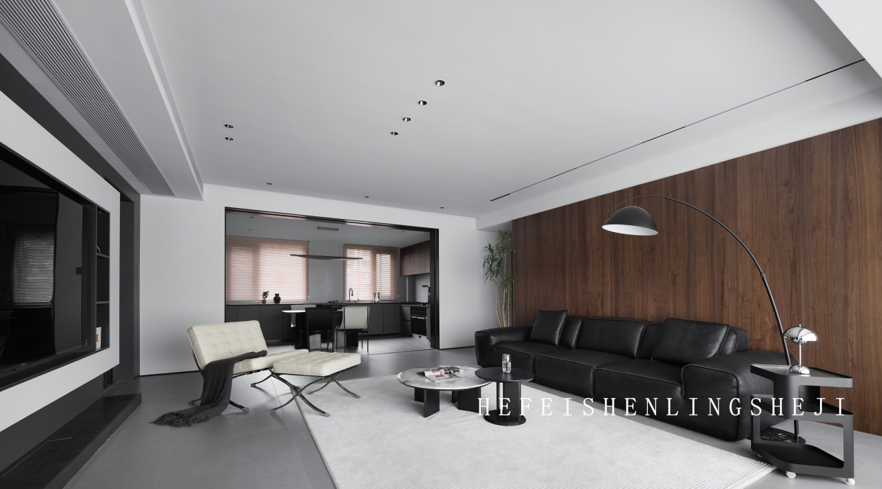 都会 1907 意式灰咖质感闲雅风致设计丨中国合肥丨深零设计-5