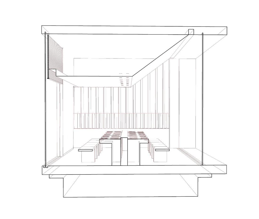 盒山肉铺 | 城市有机更新,一人食与多人食的精致空间设计-33