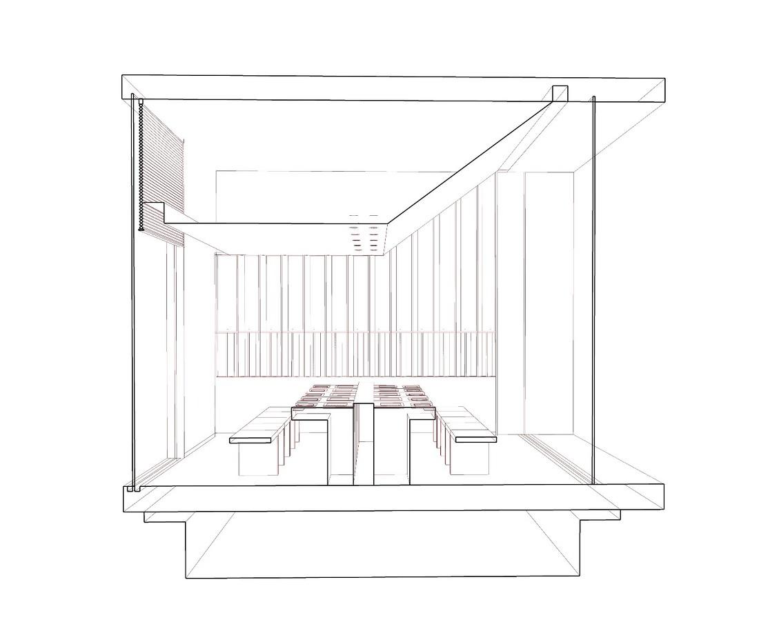 盒山肉铺 | 城市有机更新，一人食与多人食的精致空间设计-33
