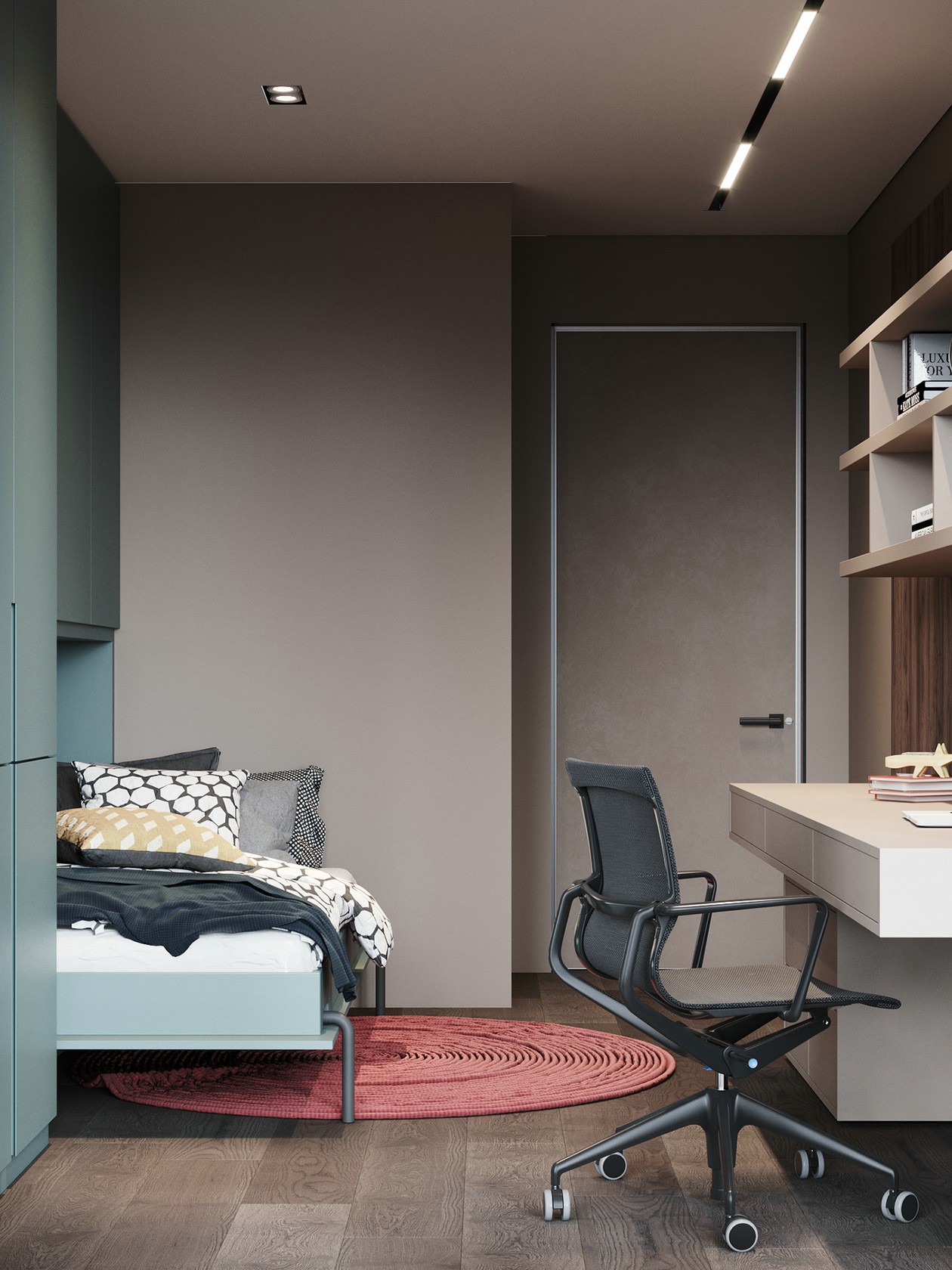 95㎡高级色系空间设计 优雅风韵动人心弦-13