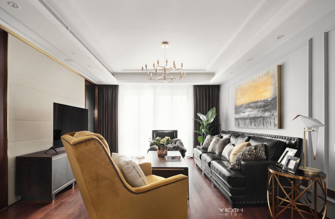 现代美式家,金属线条与少女心的完美结合-17