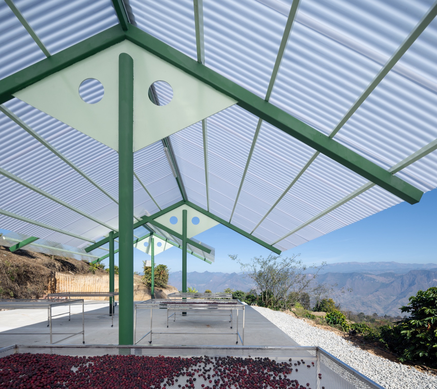 云南保山田田庄园咖啡晒场丨中国保山丨边缘计划建筑工作室-24