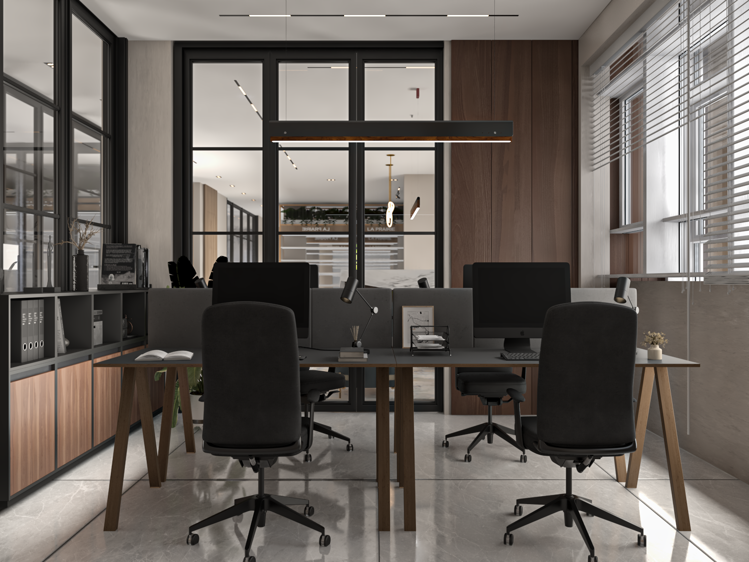 现代办公室室内设计-15