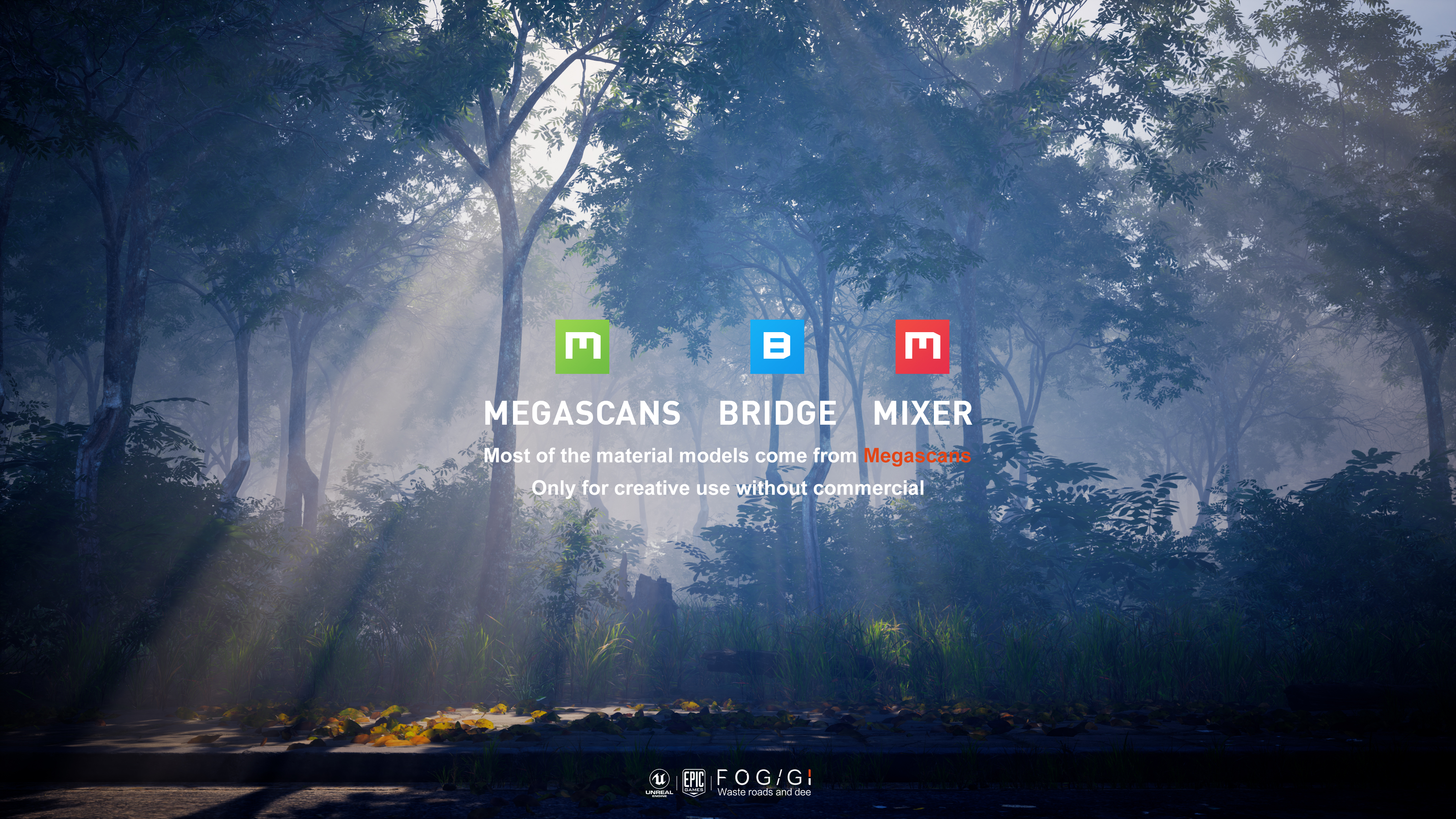 Waste roads and deer场景制作-13