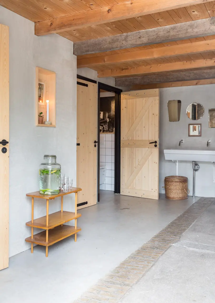 海岛风情融入乡村旧宅-13