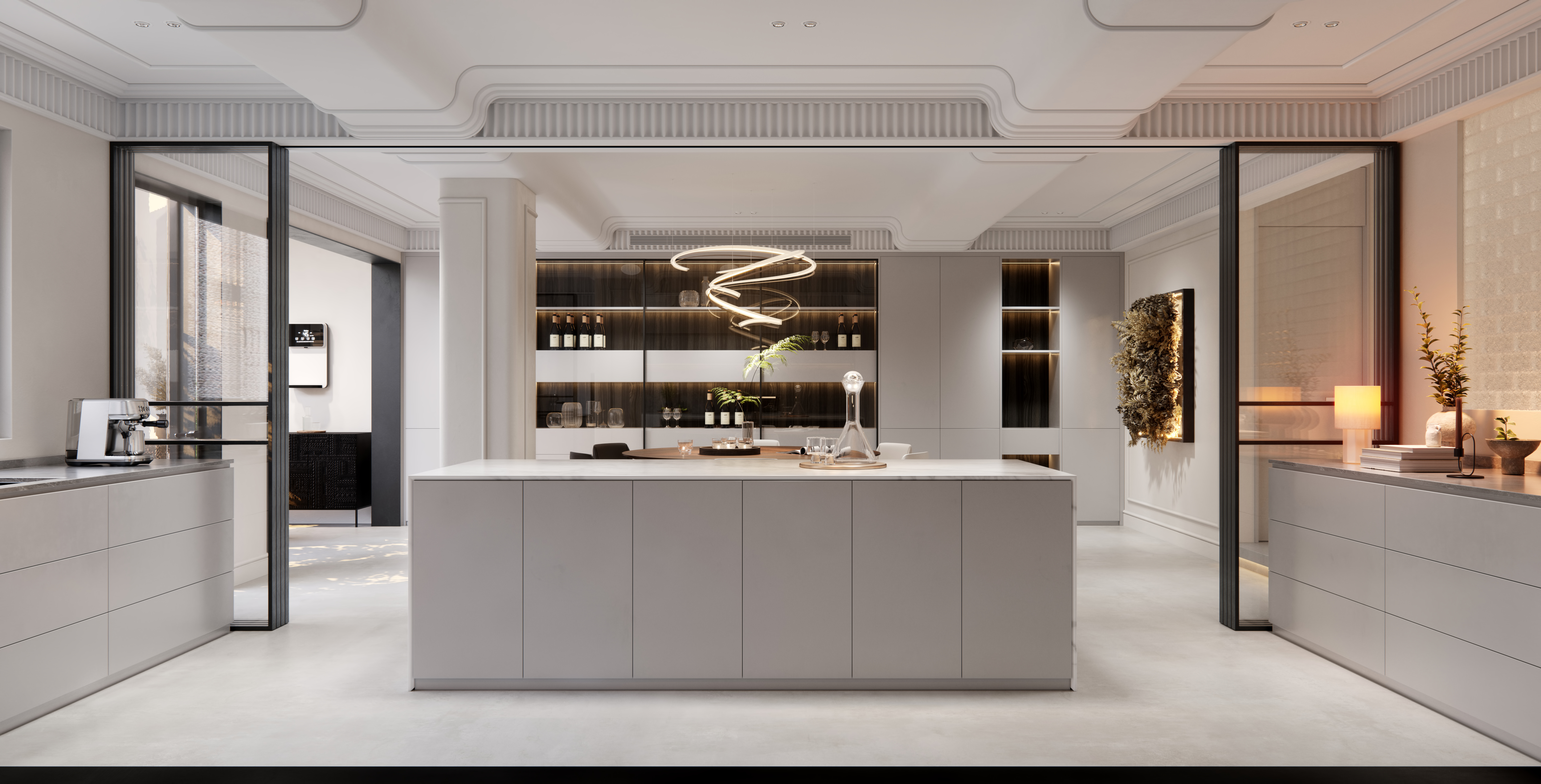 现代别墅 别墅 地下室-11