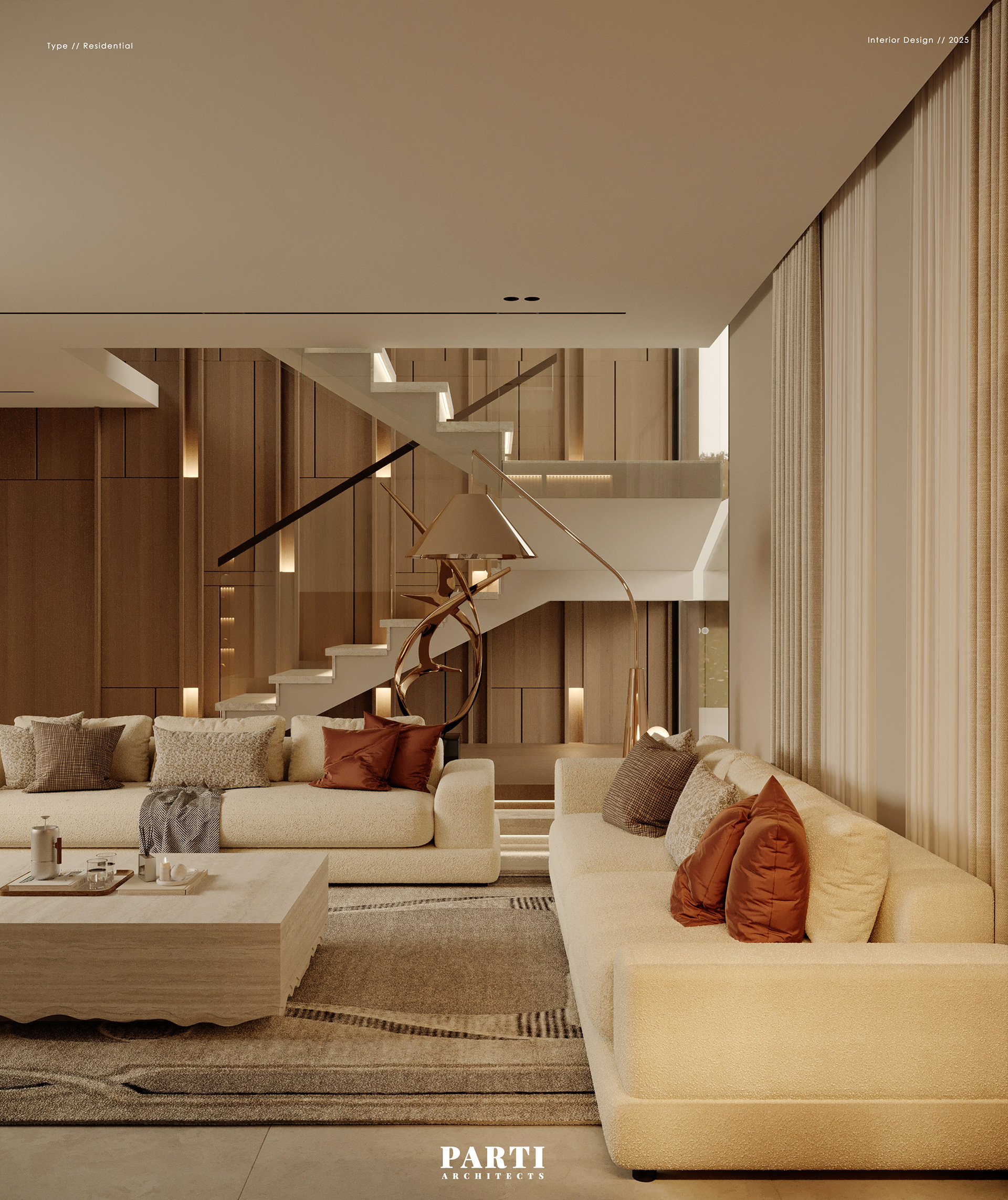 接待大厅·利雅得别墅丨沙特阿拉伯利雅得-18