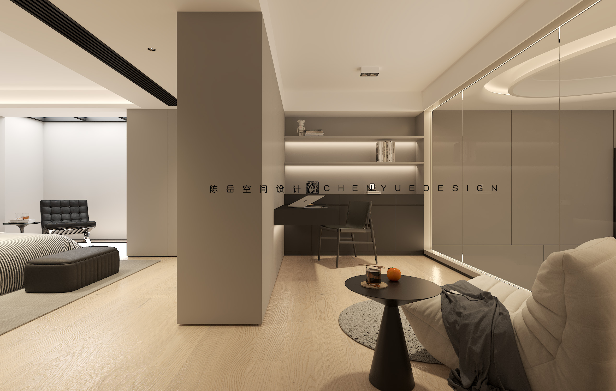 招商天府玺底跃350㎡意式极简丨中国成都丨陈岳-51