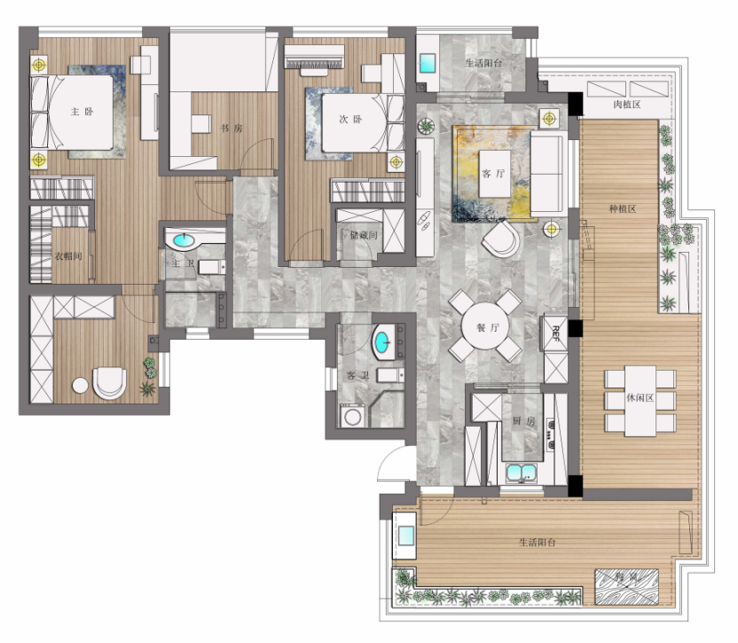 鼎悦府新中式空中花园 | 演绎优雅生活美学-4