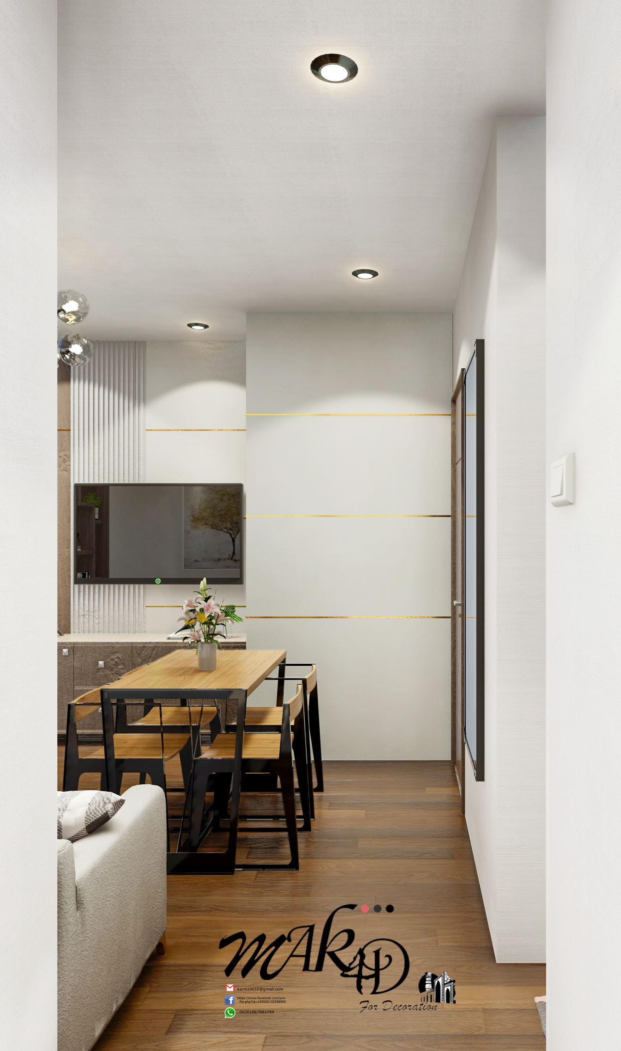 Studio Apartment in USA Area : 40 m2-2