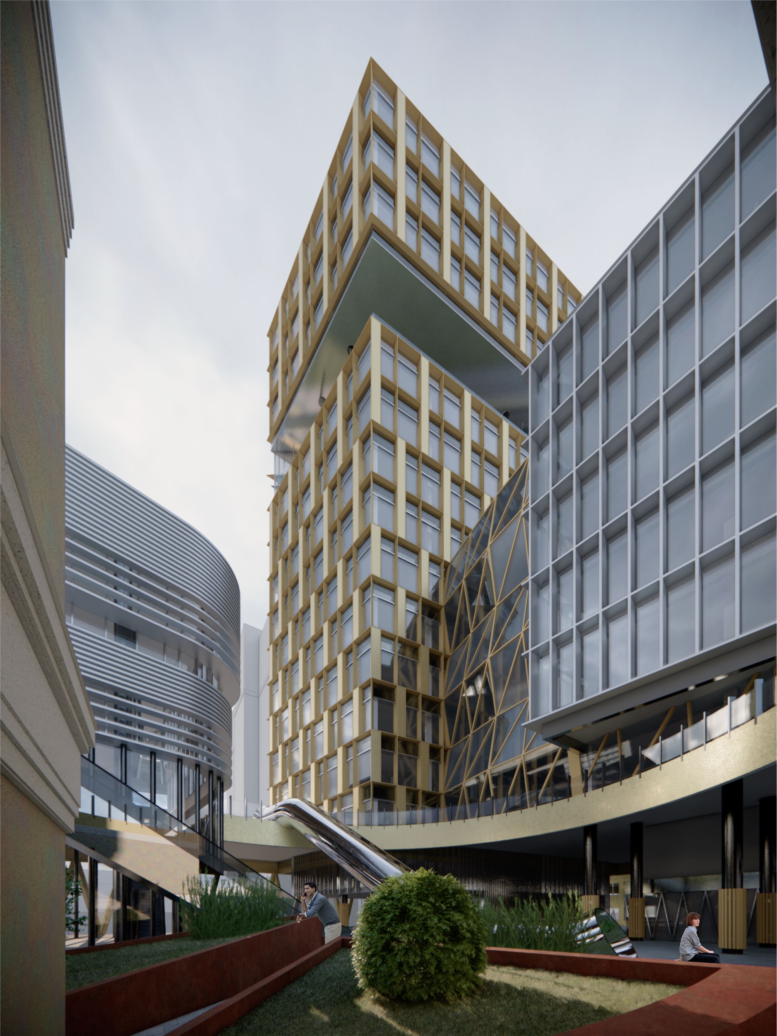 Многофункциональный комплекс по ул. Жукова. Archviz-0