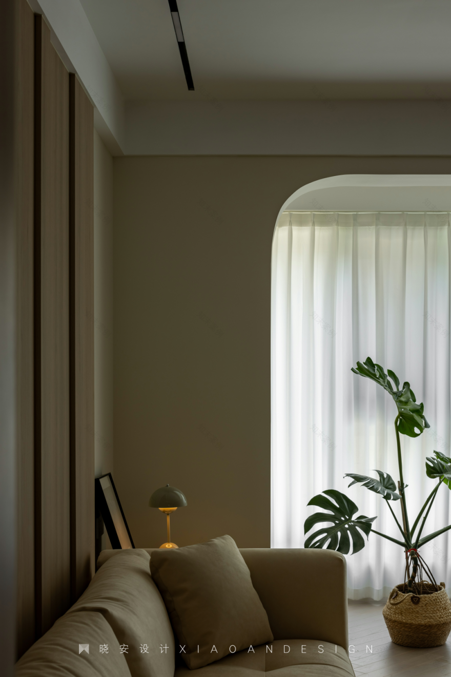木元素++ 奶油质感私宅丨晓安设计-9
