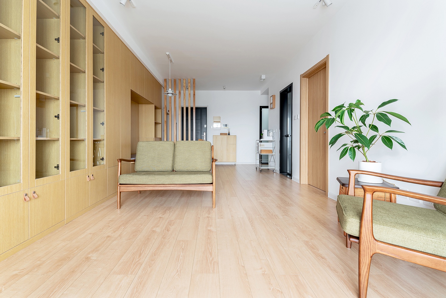 超强收纳+原木，80㎡的日式风让老人同住更放心-0