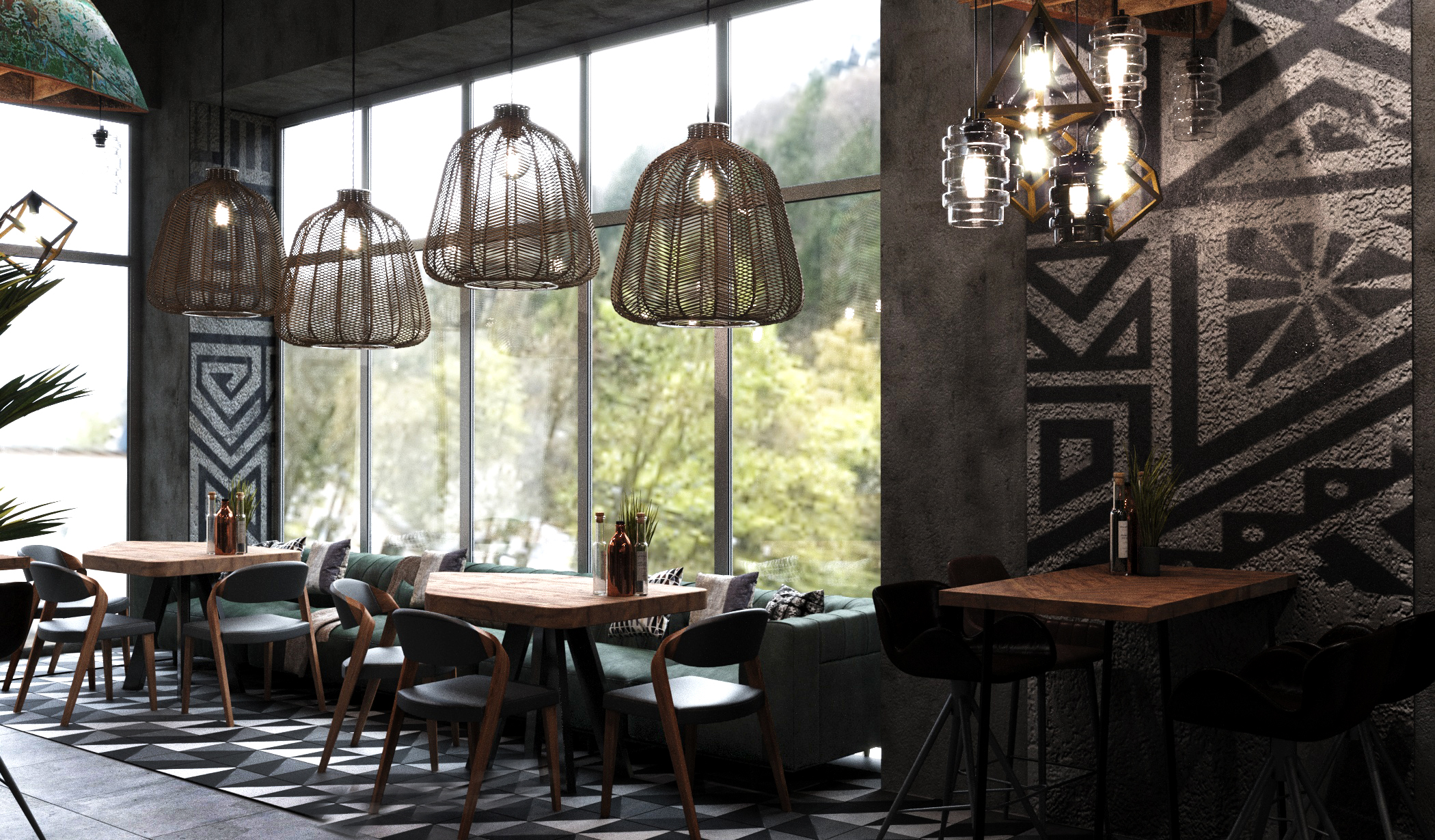 B O H O fast food restaurant Astana-5