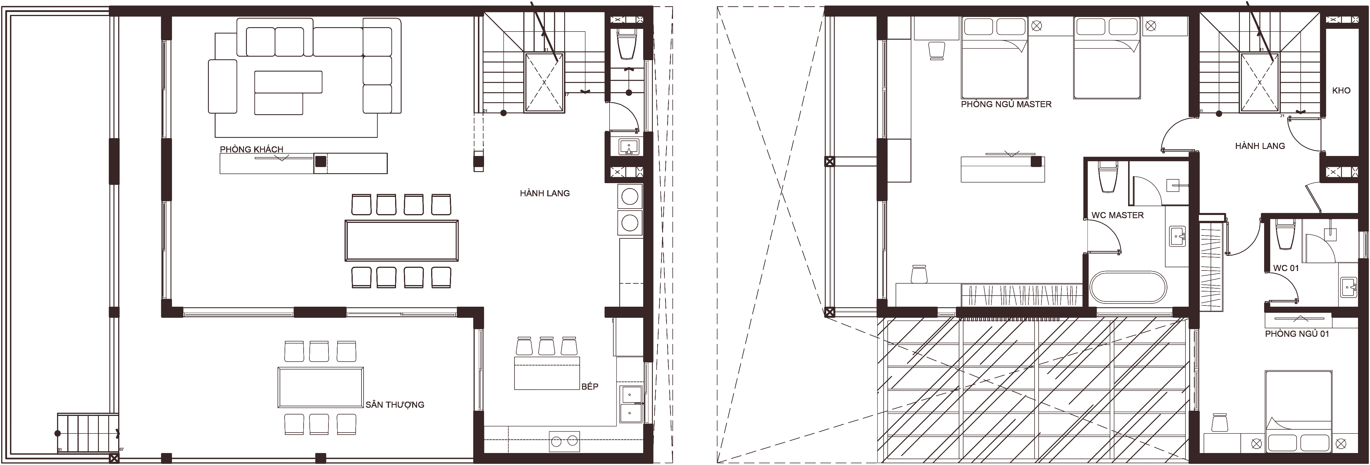 cô HOA 住宅改造项目丨越南胡志明市-12