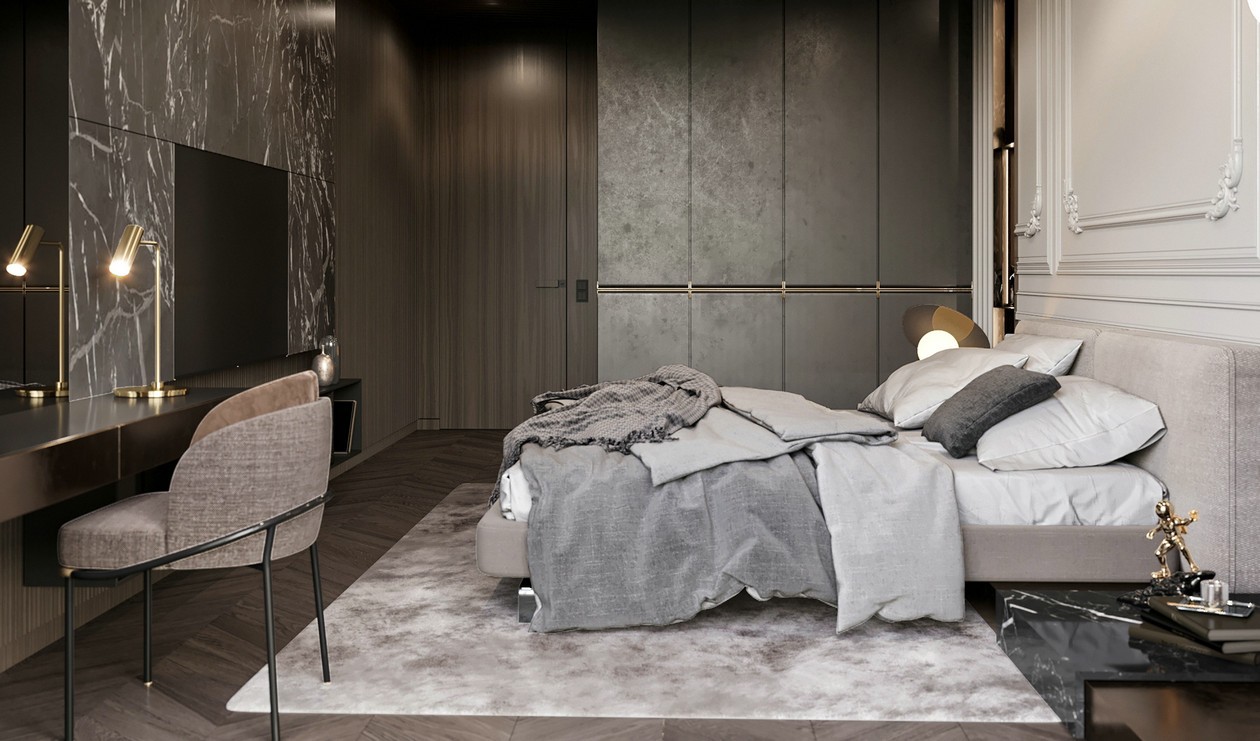 高级灰色系住宅设计 实力演绎低调奢华！-14