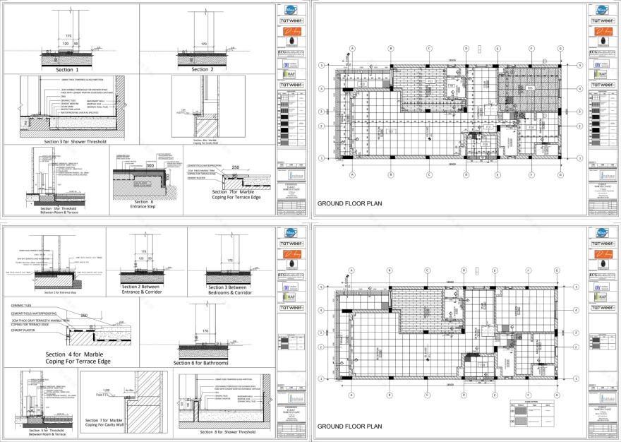 首层地面铺装施工图设计-7