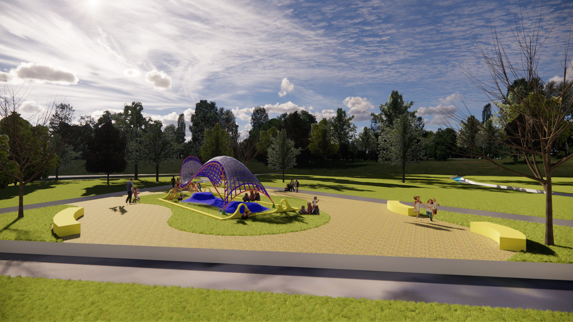 PUBLIC SPACE FOR CHILDREN | ARCHITECTURE PROJECT-4