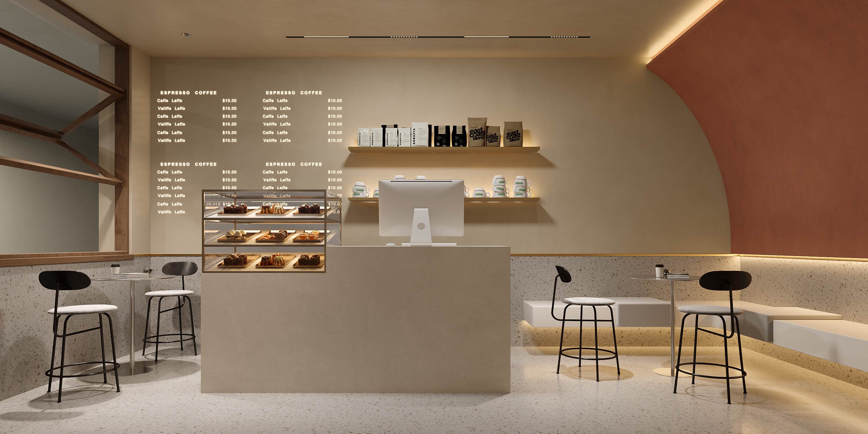 奶油侘寂风-效果图-合肥锦轩设计-9