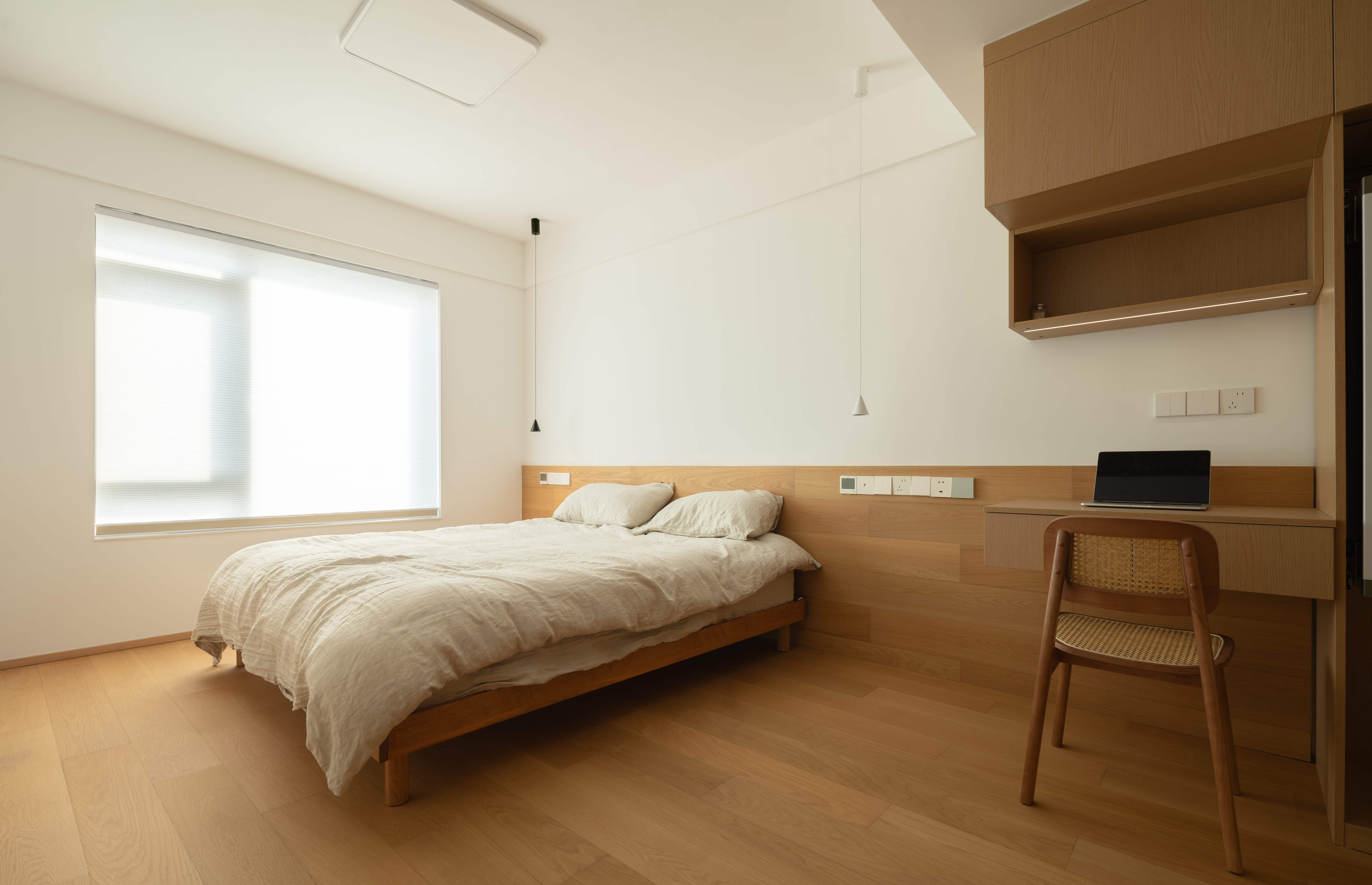 理工男的日式原木风之家丨木心设计研究室-42