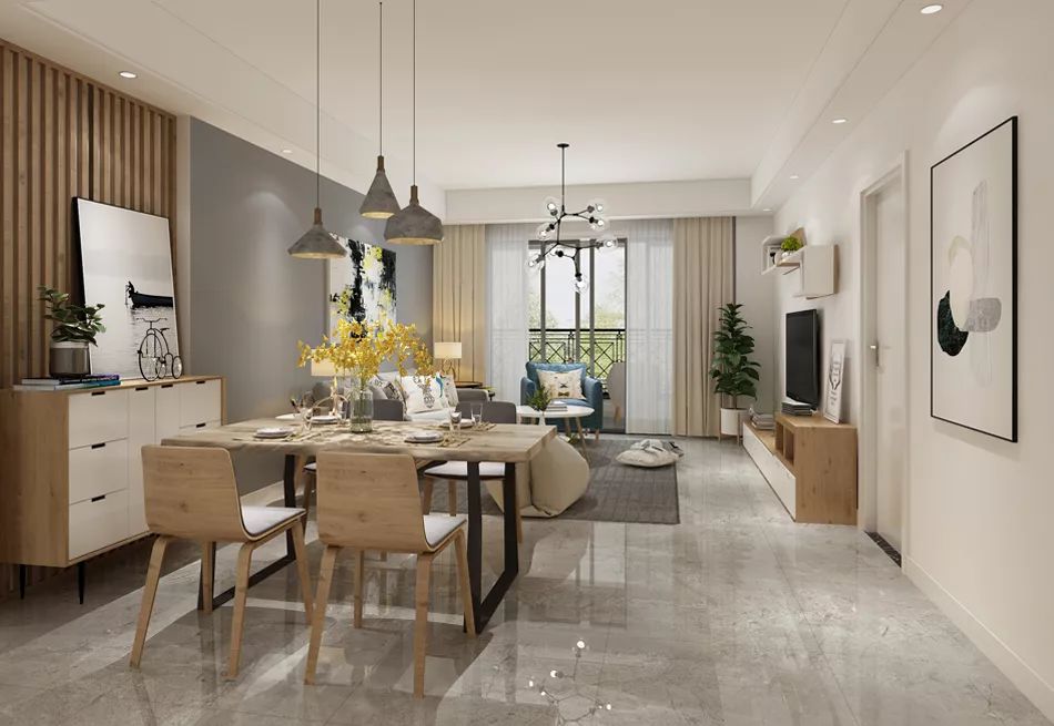 盐系北欧风,温暖与爱的 150㎡空间-7