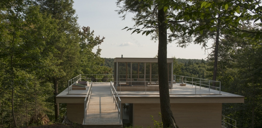 悬浮于加拿大高原的景观住宅-18