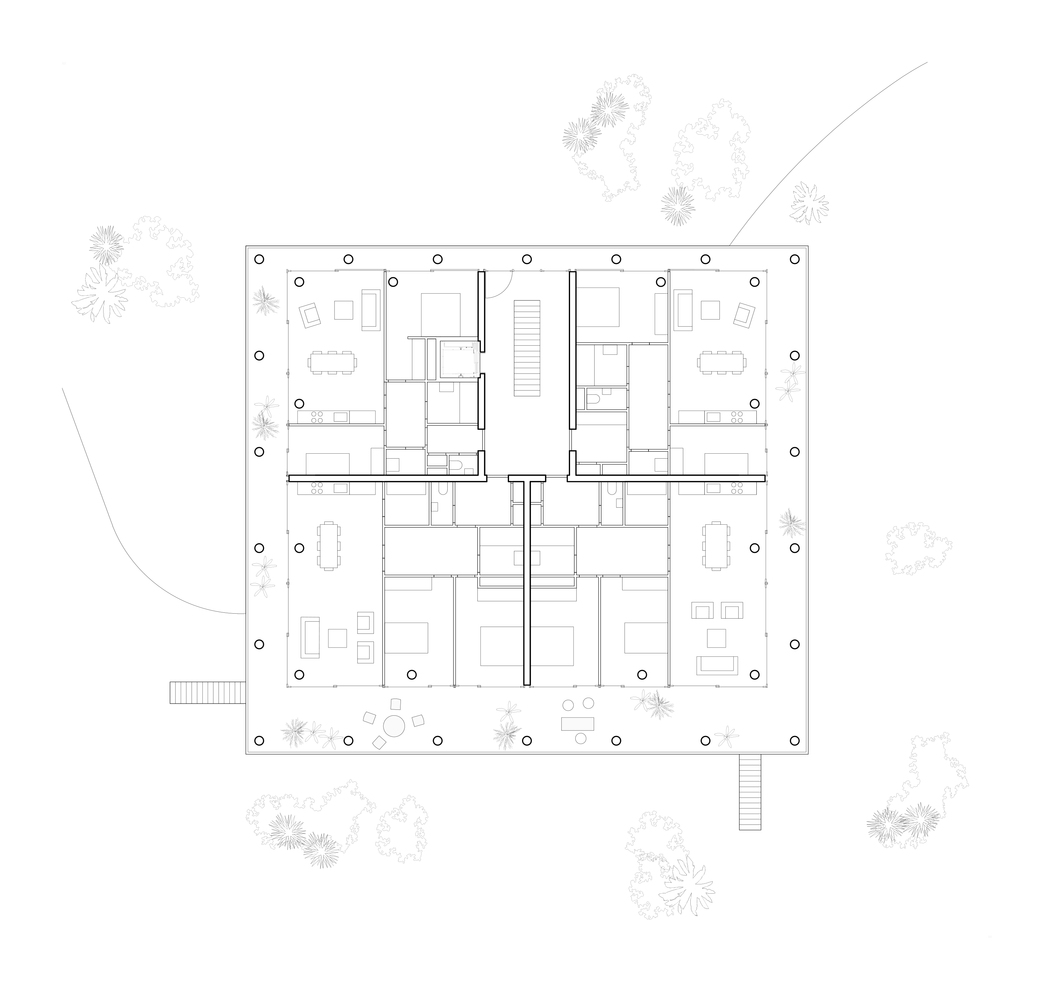 荷兰绿意公园中的 Klingelbeek 建筑群-17