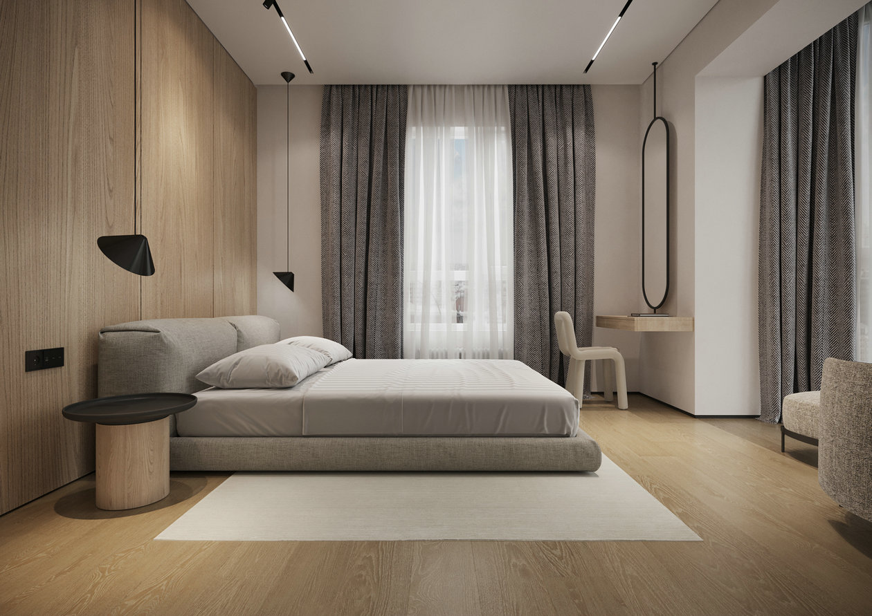 高级灰色系公寓设计-7