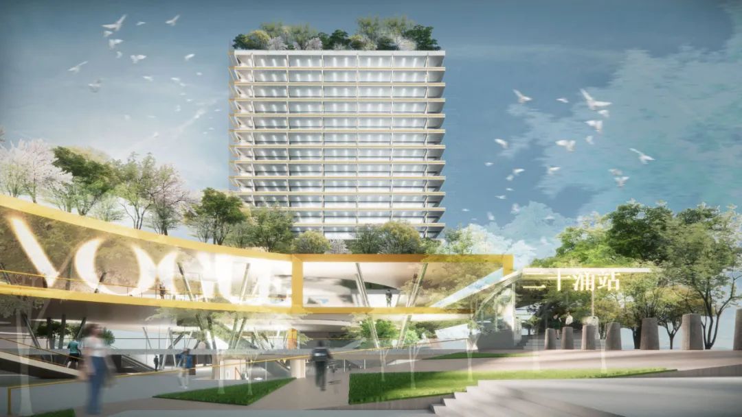 东南大学本科超肝毕设!“绿色建筑手段+仿真模拟”打造城市绿肺!“复合业态+慢行空间+生活图景”碳城融合的TOD城市设计!-189