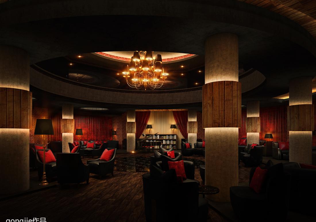 瑞 RED Lounge 时尚天花布置-4