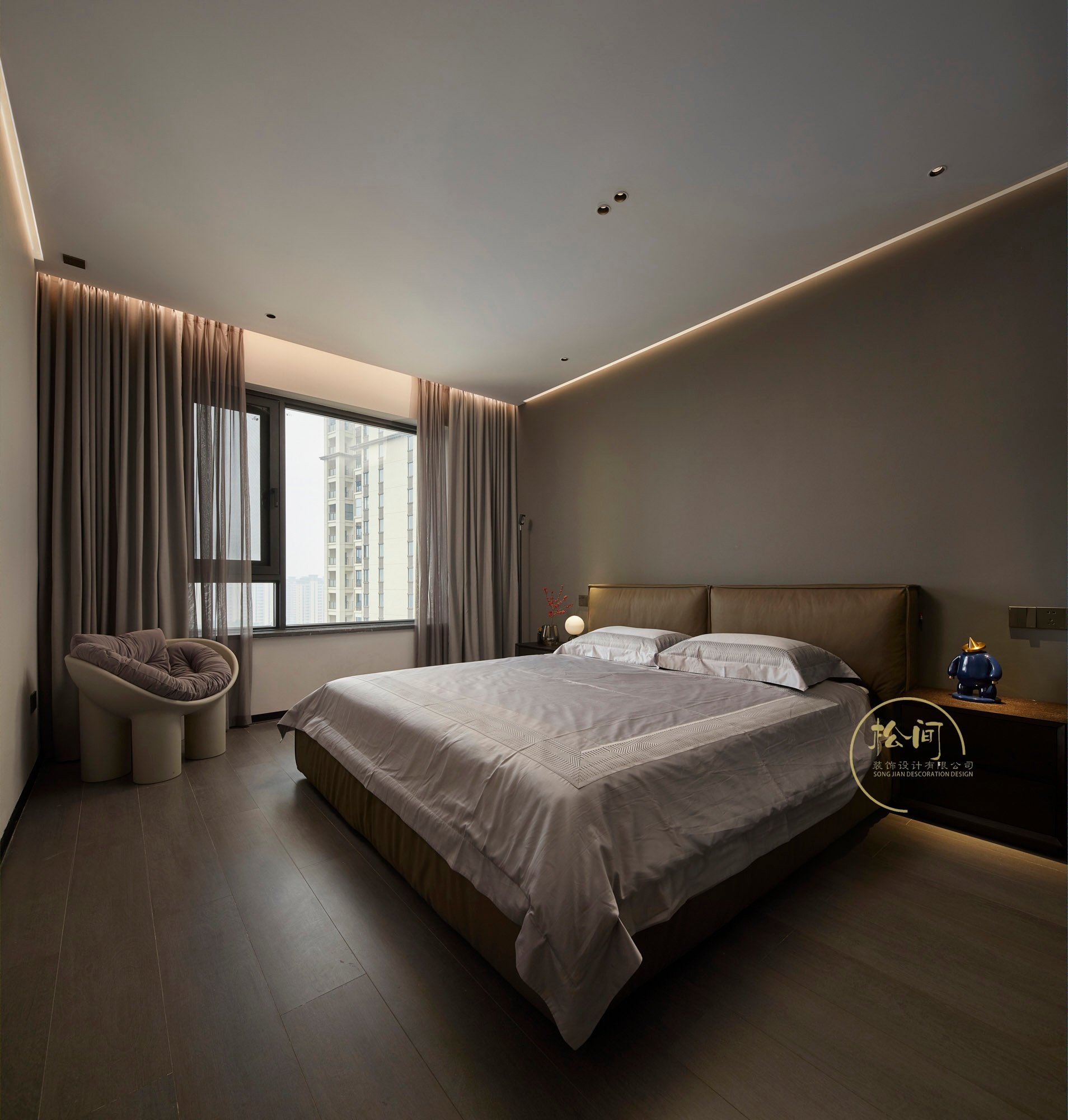 黑白温度 · 泸州天誉誉府的现代黑白灰住宅设计丨中国泸州丨松间设计-29