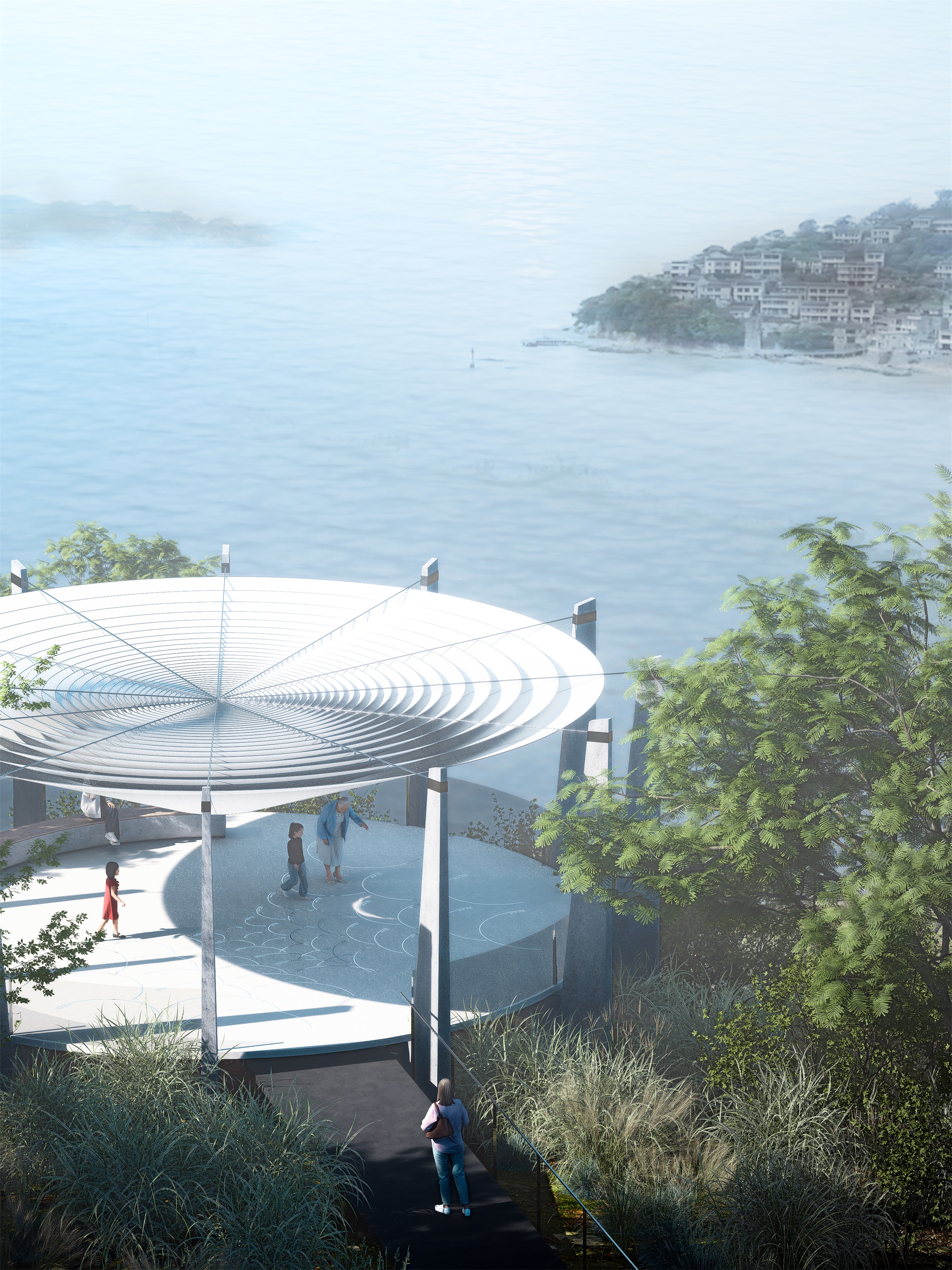 日月同辉 舟山白沙岛观景台设计丨中国舟山丨发生设计工作室-3