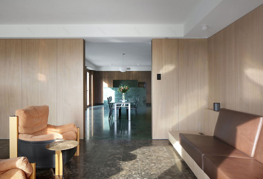 比利时郊区别墅设计,创新几何形态与丰富空间层次-5