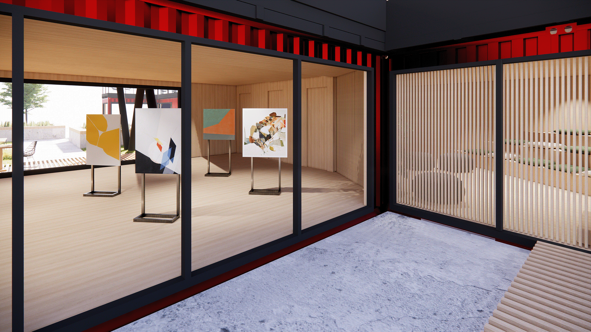 Pune Sharing 集装箱工作室建筑设计竞赛丨印度-8