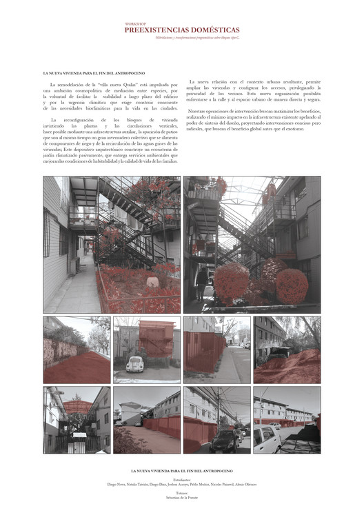 Pre E·istencias Domésticas工作坊项目丨智利圣地亚哥丨智利圣托马斯技术大学建筑学院21个团队-112