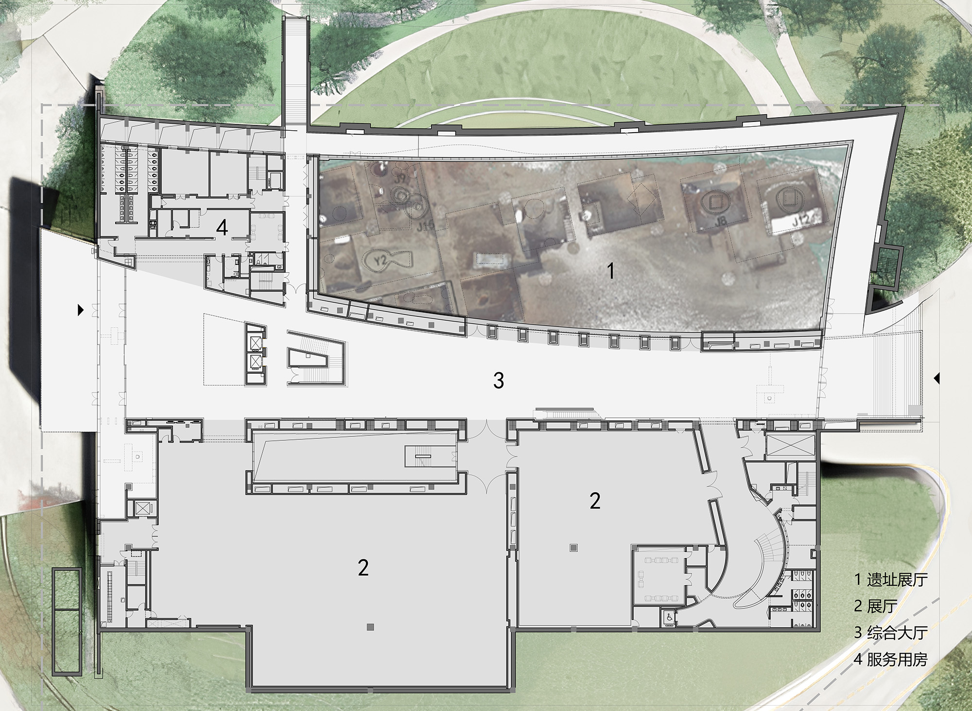 在建方案 | 路县故城遗址保护展示工程：时间的连桥 / BIAD李亦农总建筑师团队-15