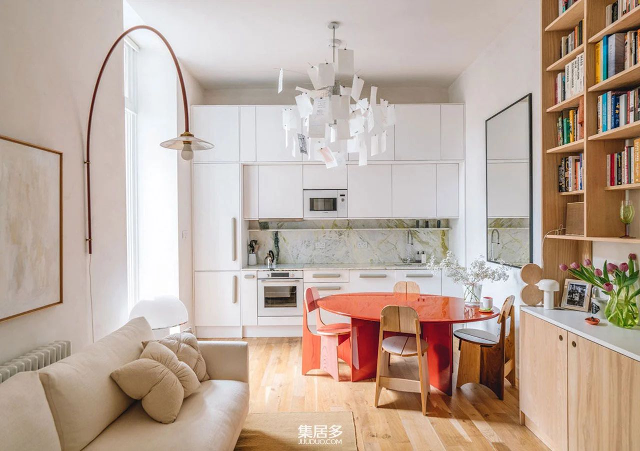 伦敦历史医院大楼中的现代明亮公寓丨英国伦敦-0