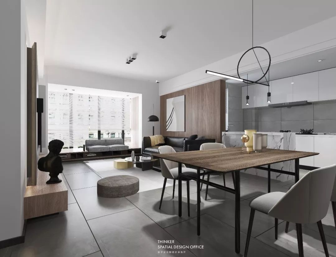 黑白灰简约风,跃进家园的现代生活美学-50