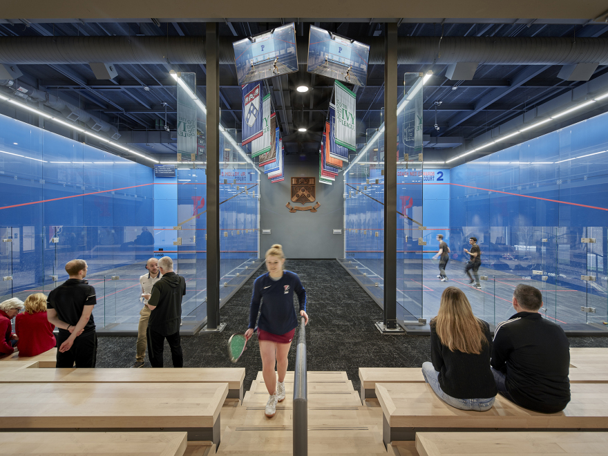 宾夕法尼亚大学新建筑 | Penn Squash Center 的现代化改造-16