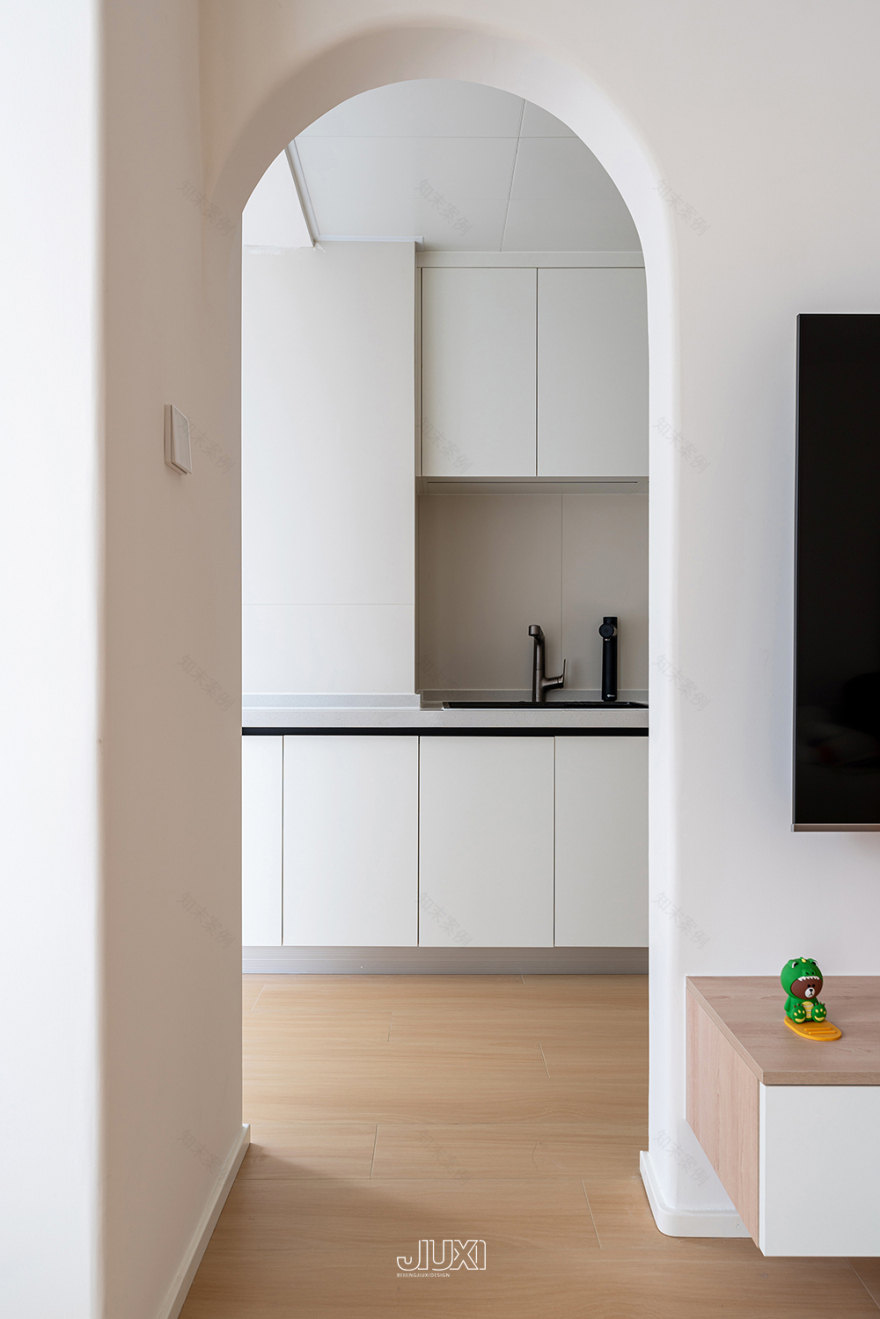 奶油原木一落地,放大30㎡的效果就有了-33