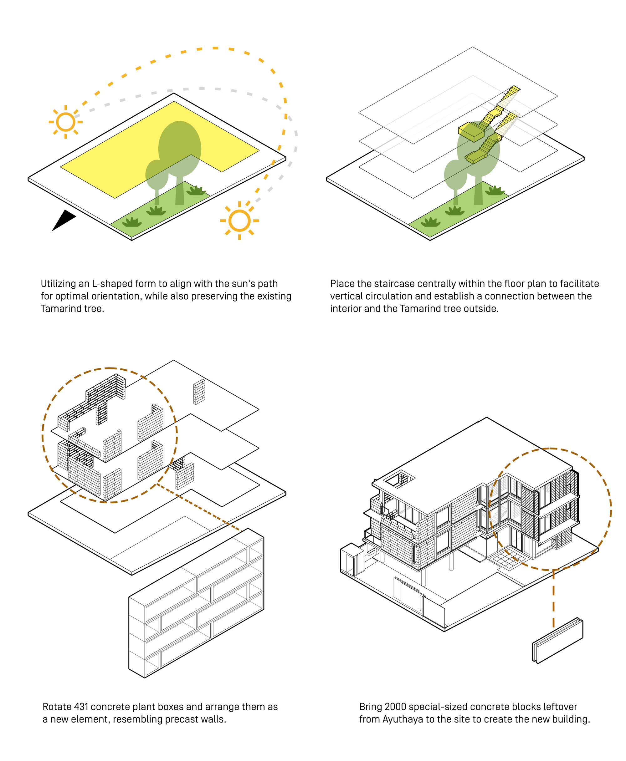 混凝土拼贴办公室丨泰国曼谷丨COLLAGE DESIGN STUDIO-3