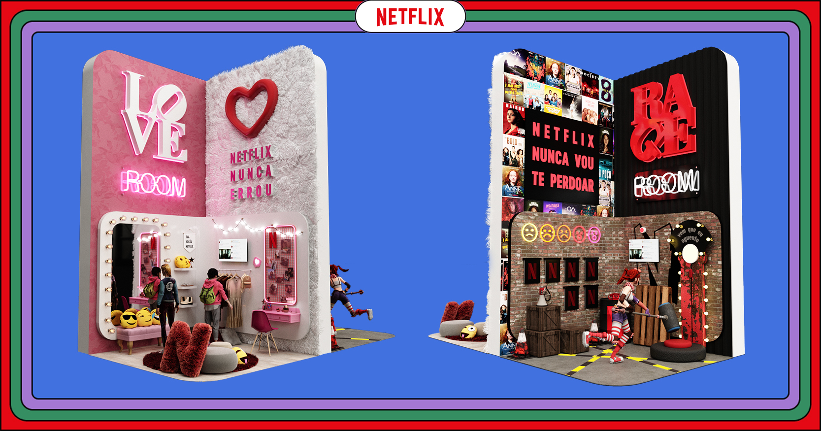 Netflix LOVE/RAGE Corner - CCXP2022-1