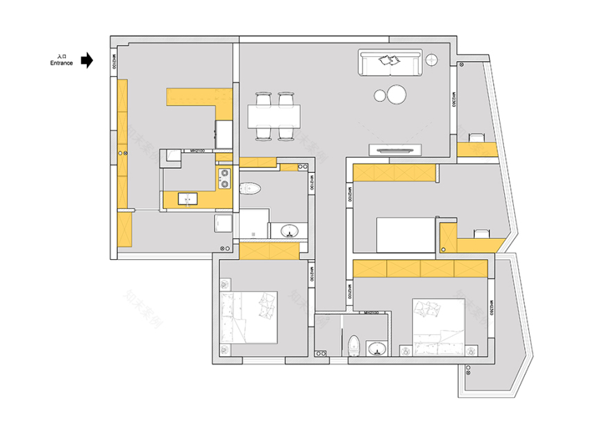 三代同堂的乐山蓝山湾现代北欧之家-23