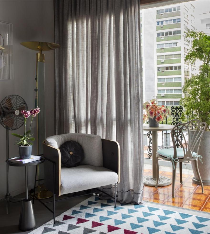 巴西 50 平米公寓,功能与艺术的完美结合-16