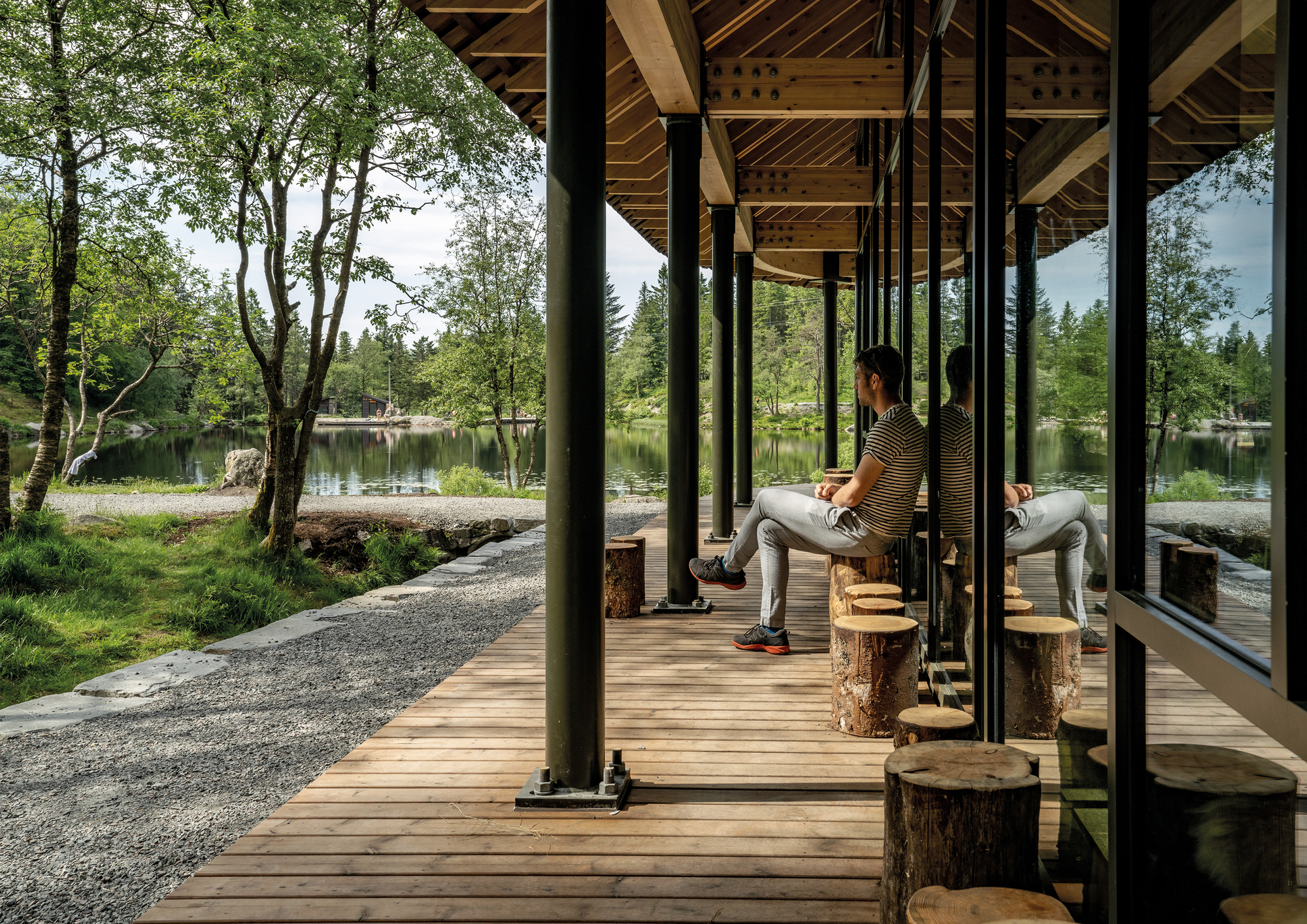 Skomakerdiket 湖游客中心丨挪威丨SAAHA,Utmark-15