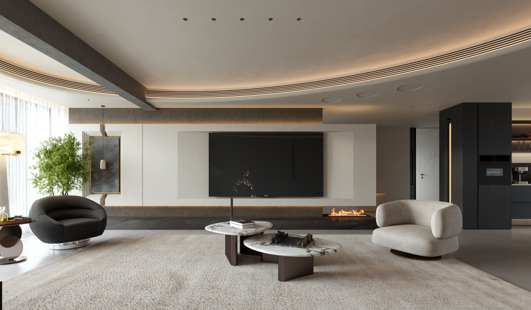 置地中心大平层丨中国合肥丨安徽印空间设计事务所-1