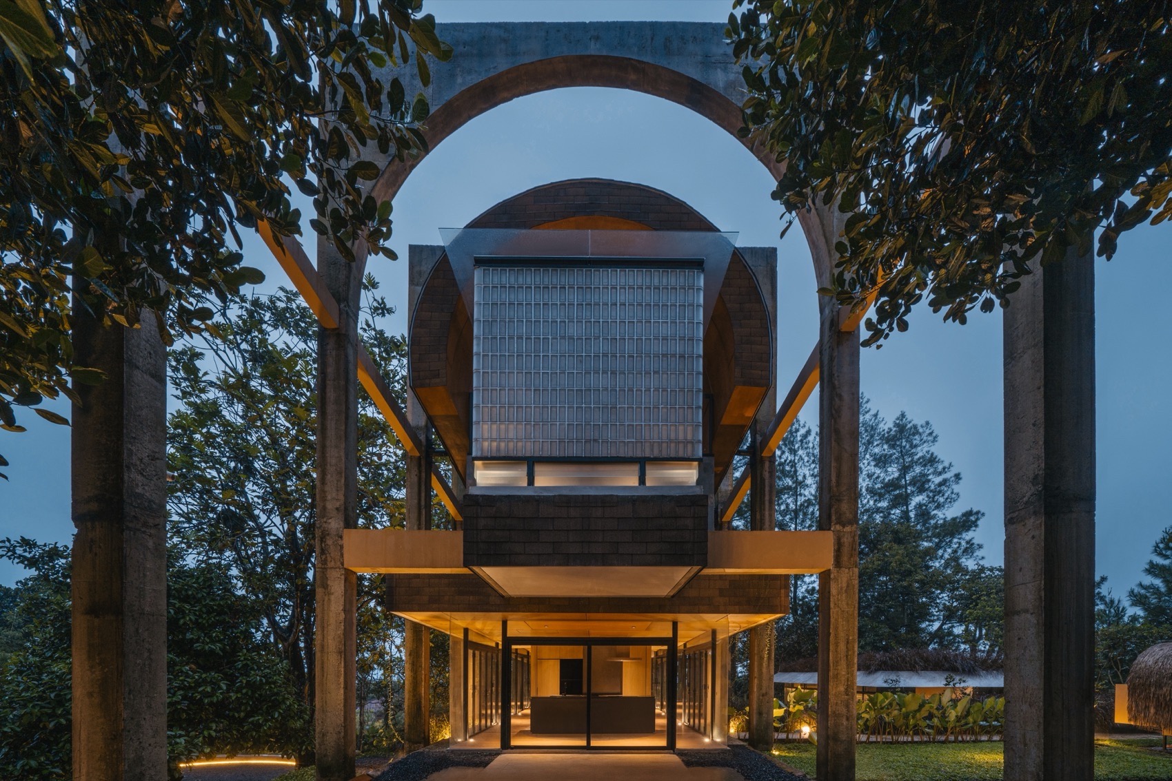 圣殿隧道花园丨印度丨RAD+AR-100